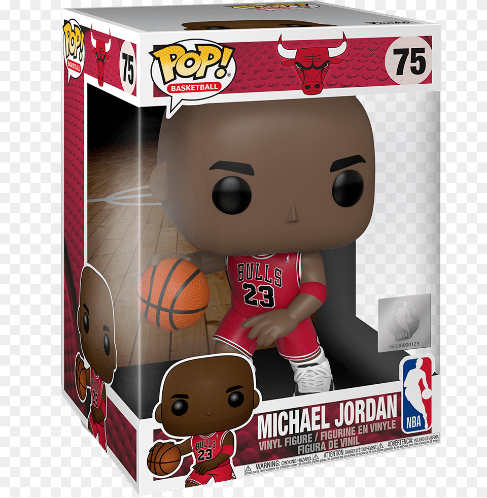 Super Size Funko Pop Nba Michael Jordan Collectable Figurine Pop Michael Jordan, Ball, Basketball, Basketball (ball), Sport Free Png Download