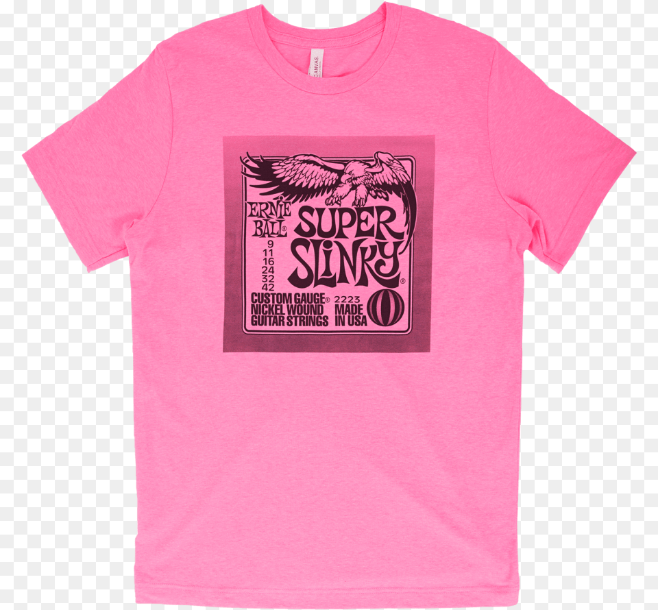 Super Slinky T Shirt Ernie Ball Regular Slinky, Clothing, T-shirt Png Image