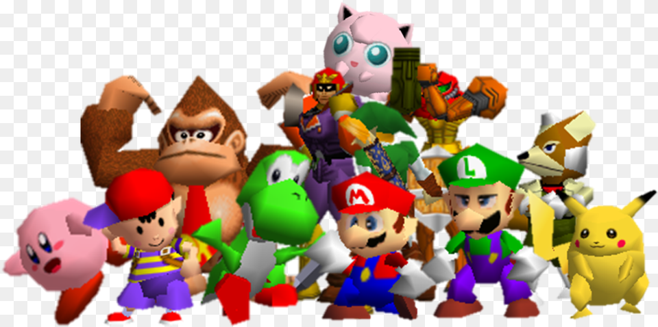 Super Smash Bros 64, Baby, Person, Face, Head Free Png Download
