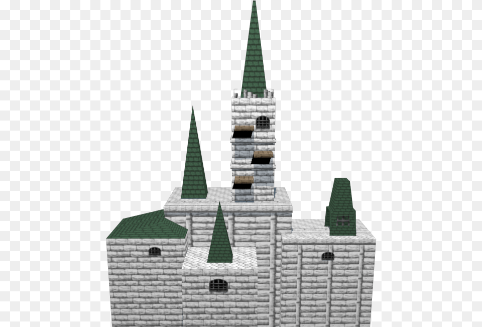 Super Smash Bros 64 Hyrule Castle, Architecture, Brick, Building, Spire Free Png