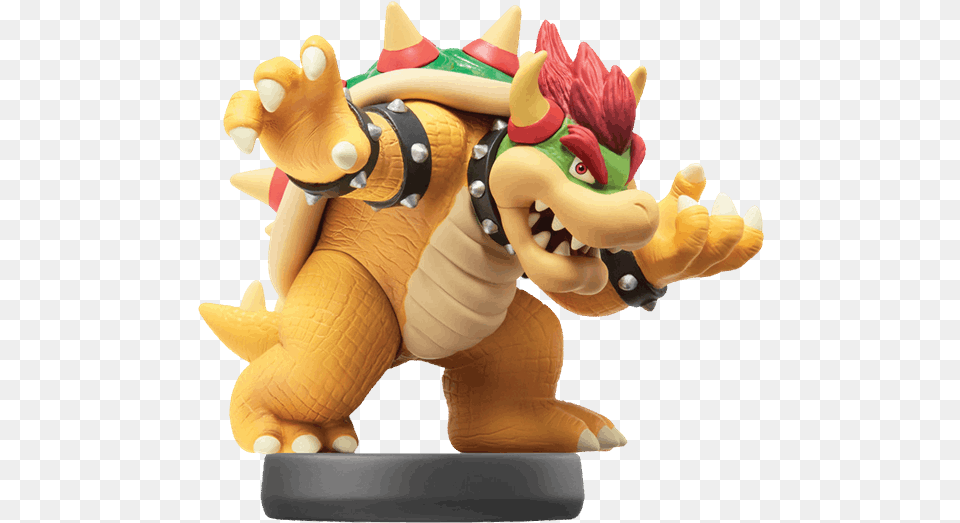 Super Smash Bros Amiibo Bowser, Figurine, Plush, Toy Free Transparent Png