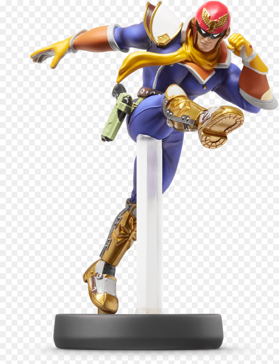 Super Smash Bros Amiibo Captain Falcon, Figurine, Adult, Person, Woman Png