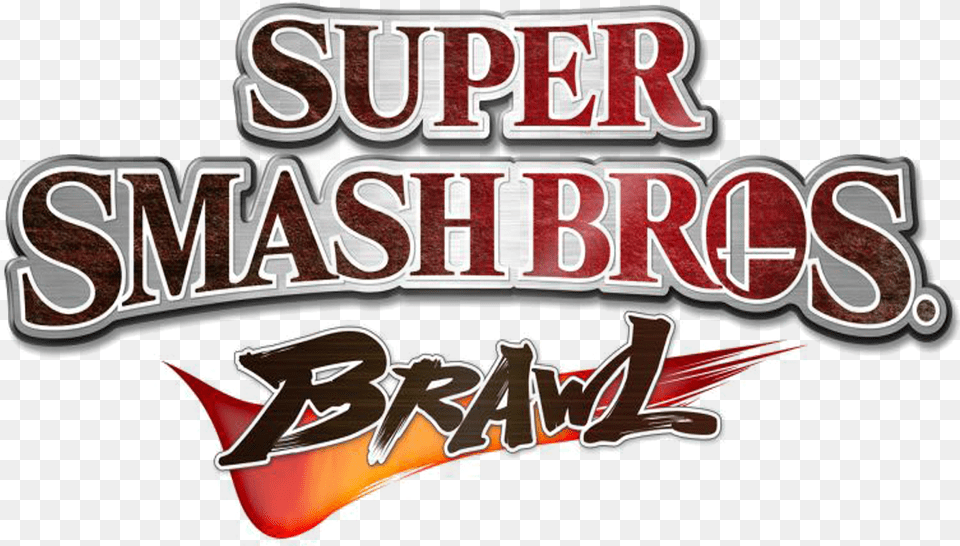 Super Smash Bros Brawl Logo, Text Png