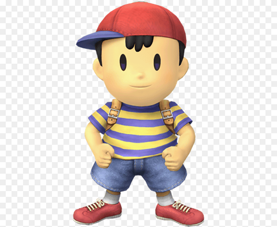 Super Smash Bros Brawl Ness, Baby, Person, Toy, Doll Png