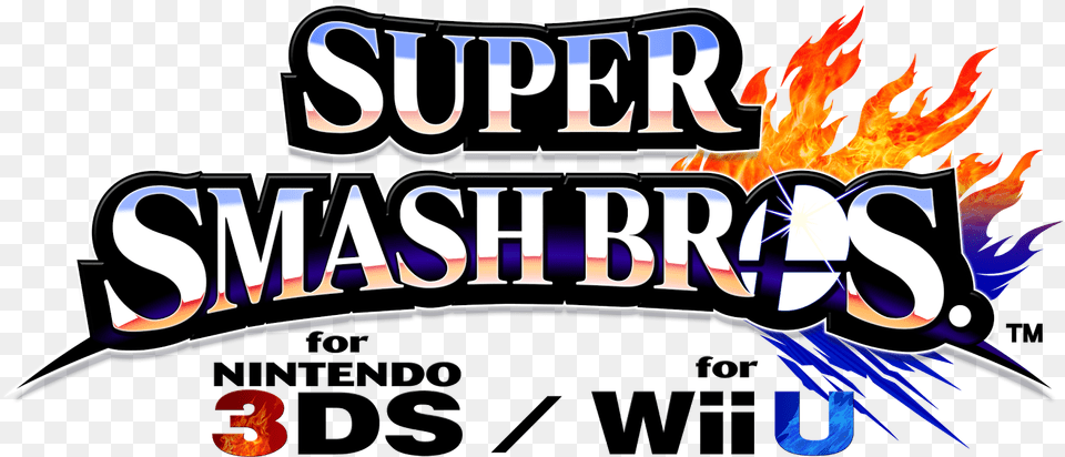 Super Smash Bros For Nintendo 3ds For Wiiu, Text, Logo Free Transparent Png