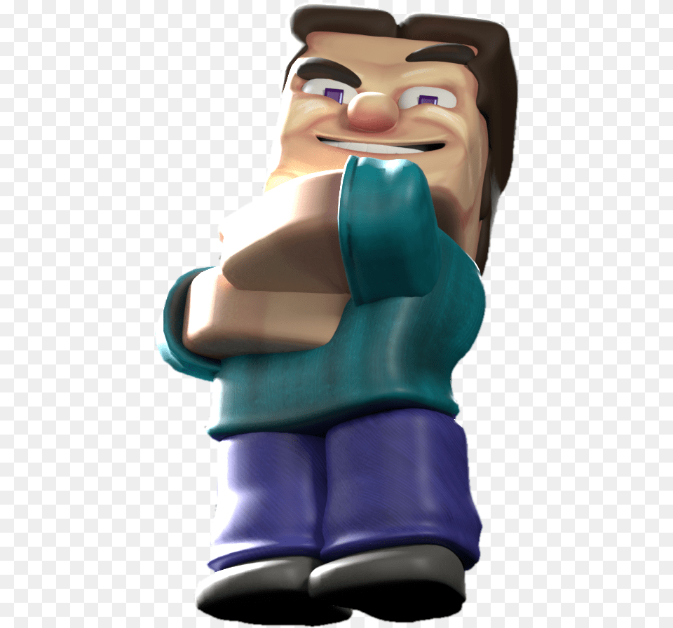 Super Smash Bros Grotesque Steve, Figurine, Baby, Clothing, Glove Free Png Download