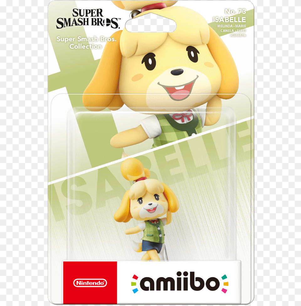 Super Smash Bros Isabelle Amiibo, Baby, Person, Plush, Toy Png Image