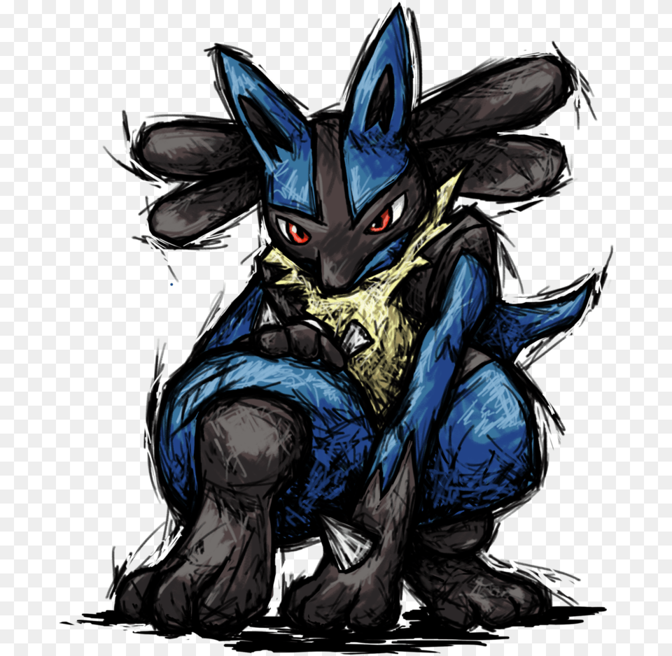 Super Smash Bros Lucario Drawing, Adult, Male, Man, Person Free Png Download