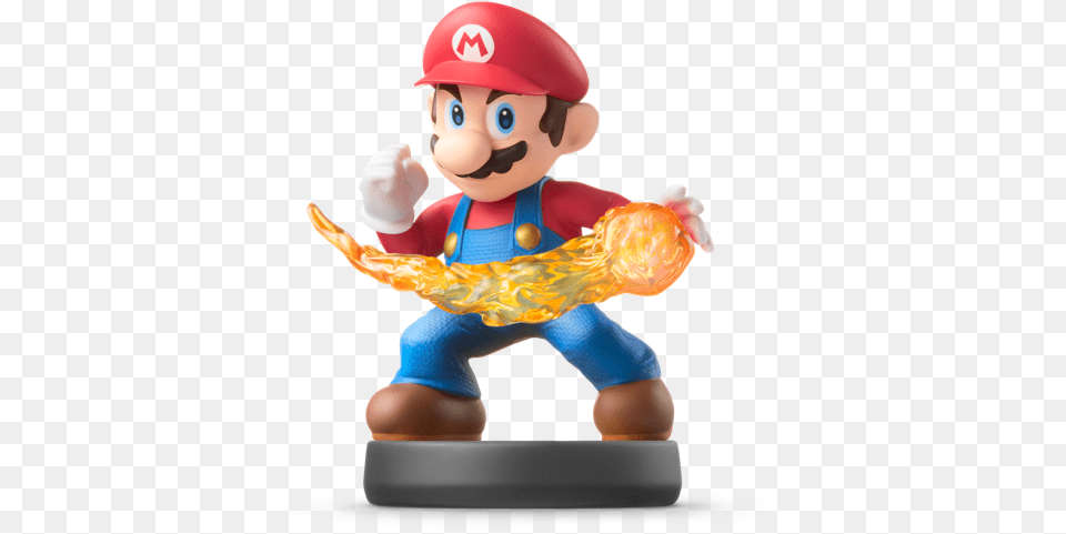 Super Smash Bros Mario Amiibo, Figurine, Baby, Person Png