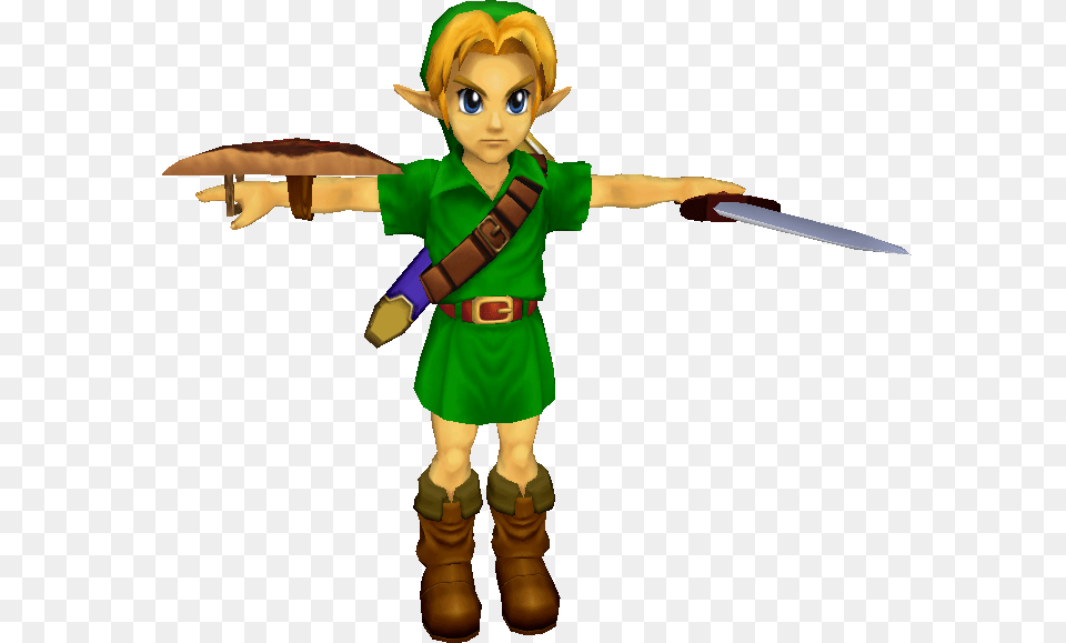 Super Smash Bros Melee Models, Clothing, Costume, Elf, Person Free Png Download