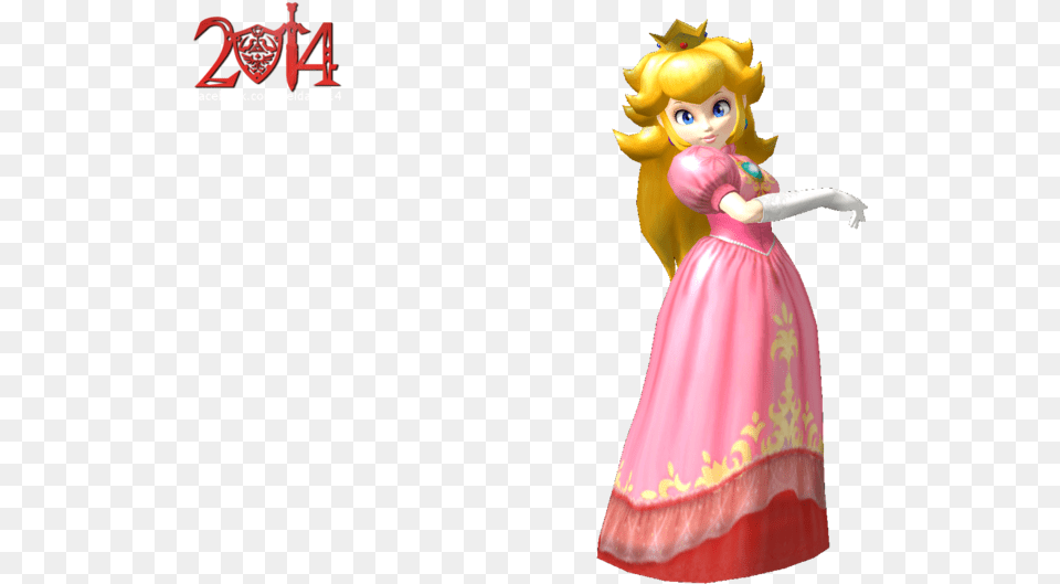 Super Smash Bros Melee Peach, Clothing, Doll, Dress, Toy Free Transparent Png