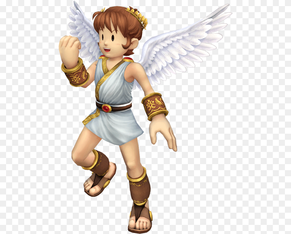 Super Smash Bros Project M Classic Pit, Baby, Person, Angel, Head Free Transparent Png
