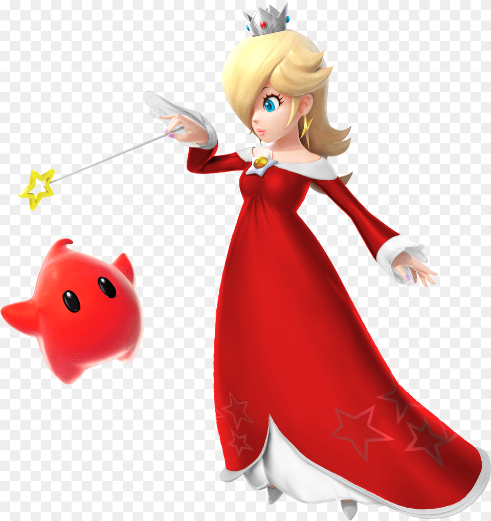 Super Smash Bros Rosalina And Luma Red, Adult, Wedding, Person, Woman Free Transparent Png