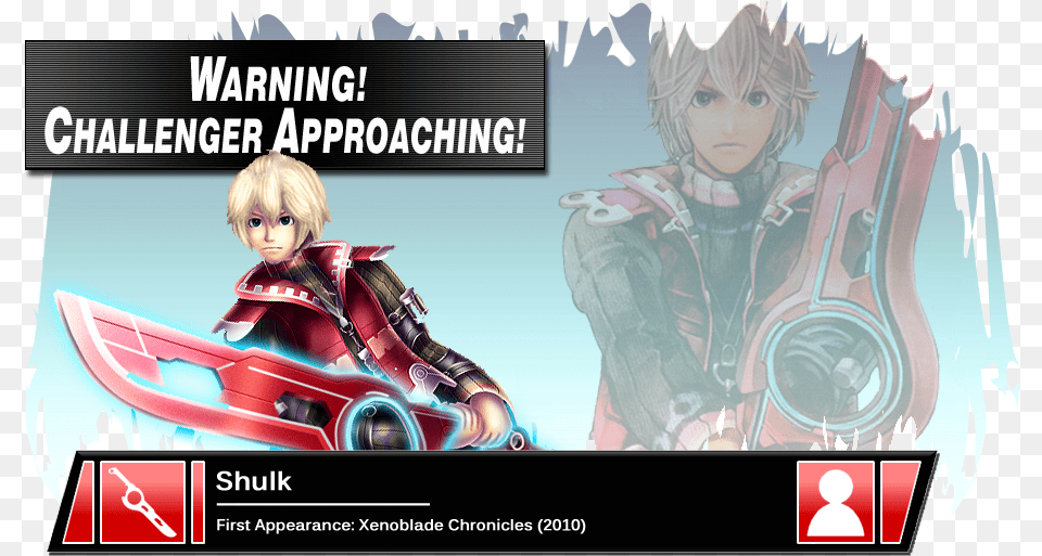 Super Smash Bros Shulk Sin And Punishment Gun, Advertisement, Book, Publication, Comics Free Transparent Png