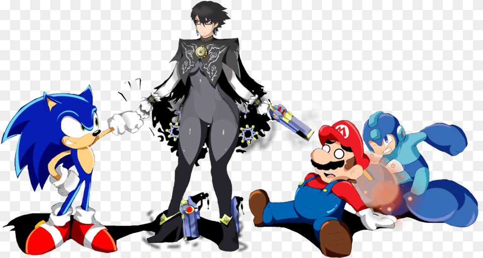 Super Smash Bros Smash Bayonetta Fan Art, Adult, Person, Female, Woman Png