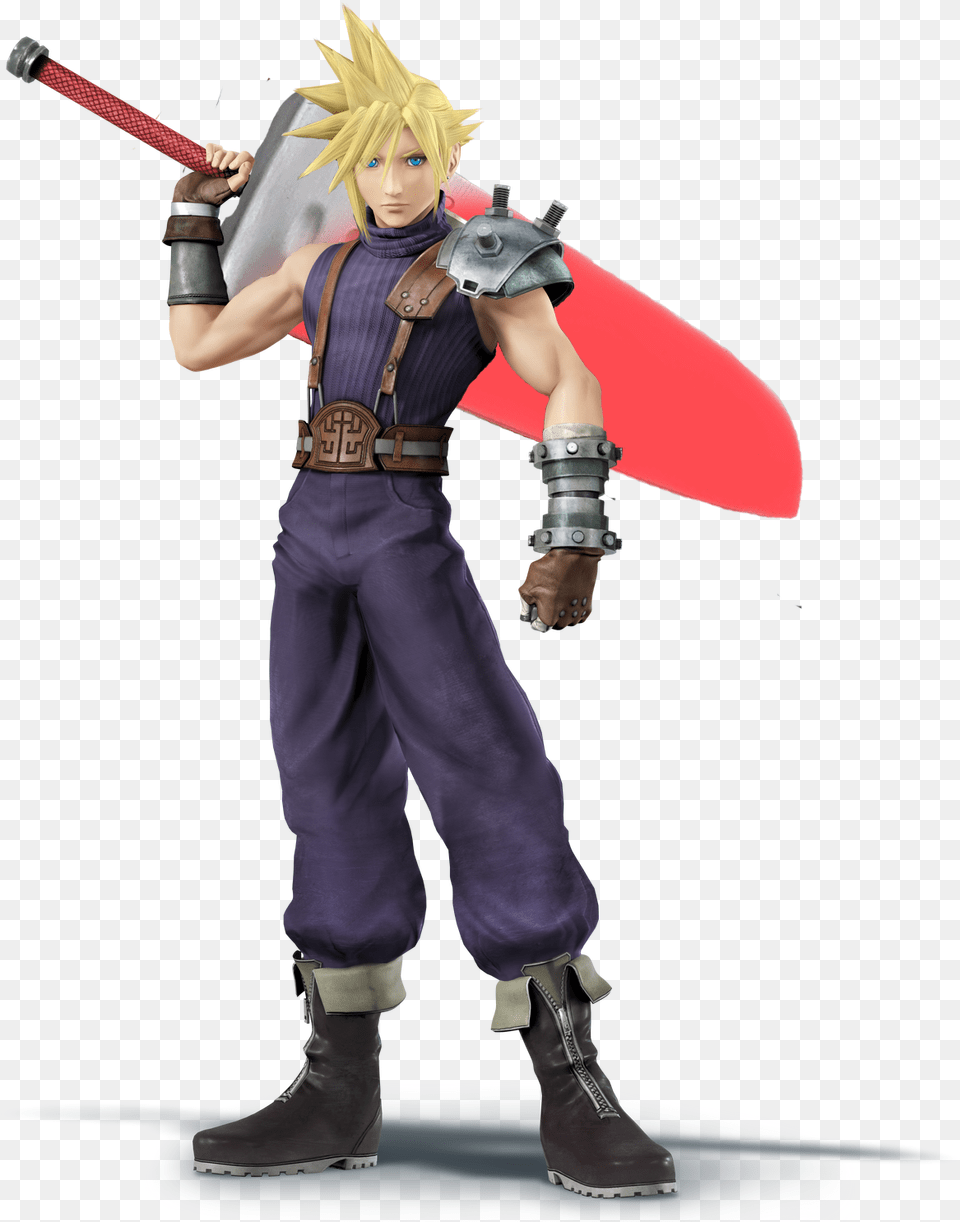 Super Smash Bros Smash Cloud, Clothing, Costume, Person, Book Free Png Download