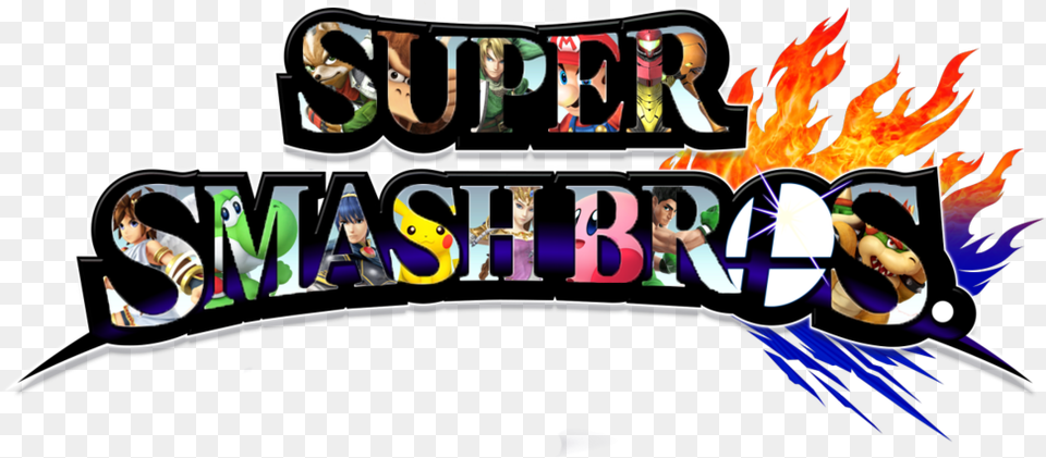 Super Smash Bros Super Smash Bros Title, Person, Face, Head Free Transparent Png