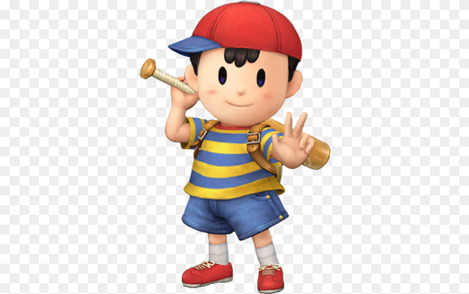 Super Smash Bros Ultimate Ness, People, Person, Baby, Baseball Free Png