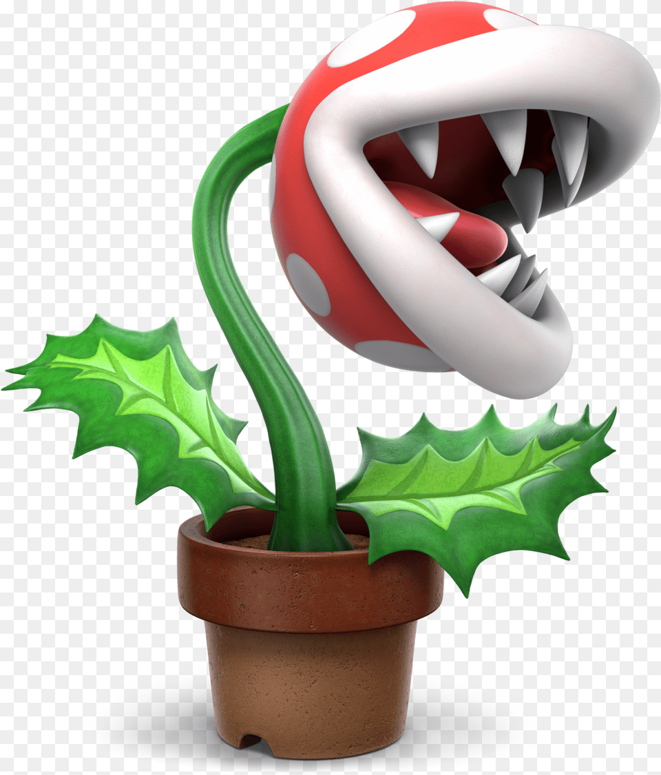 Super Smash Bros Ultimate Piranha Plant, Leaf, Flower, Potted Plant Png