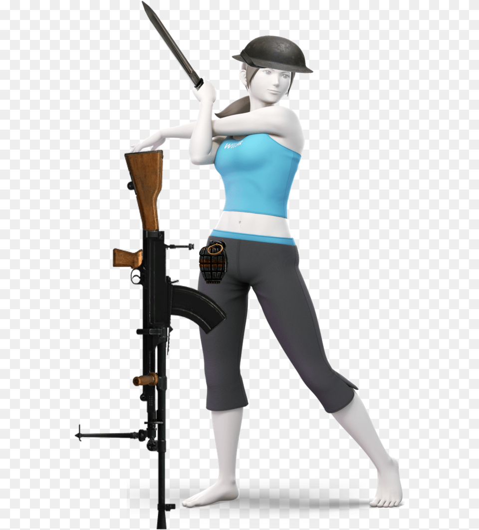 Super Smash Bros Ultimate Wii Fit Trainer, Person, People, Adult, Weapon Png Image