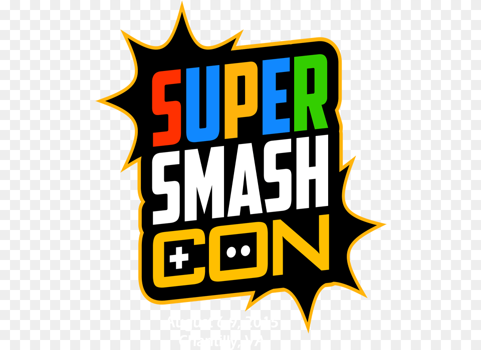 Super Smash Con Logo Con Artist, Advertisement, Poster, Dynamite, Weapon Png Image