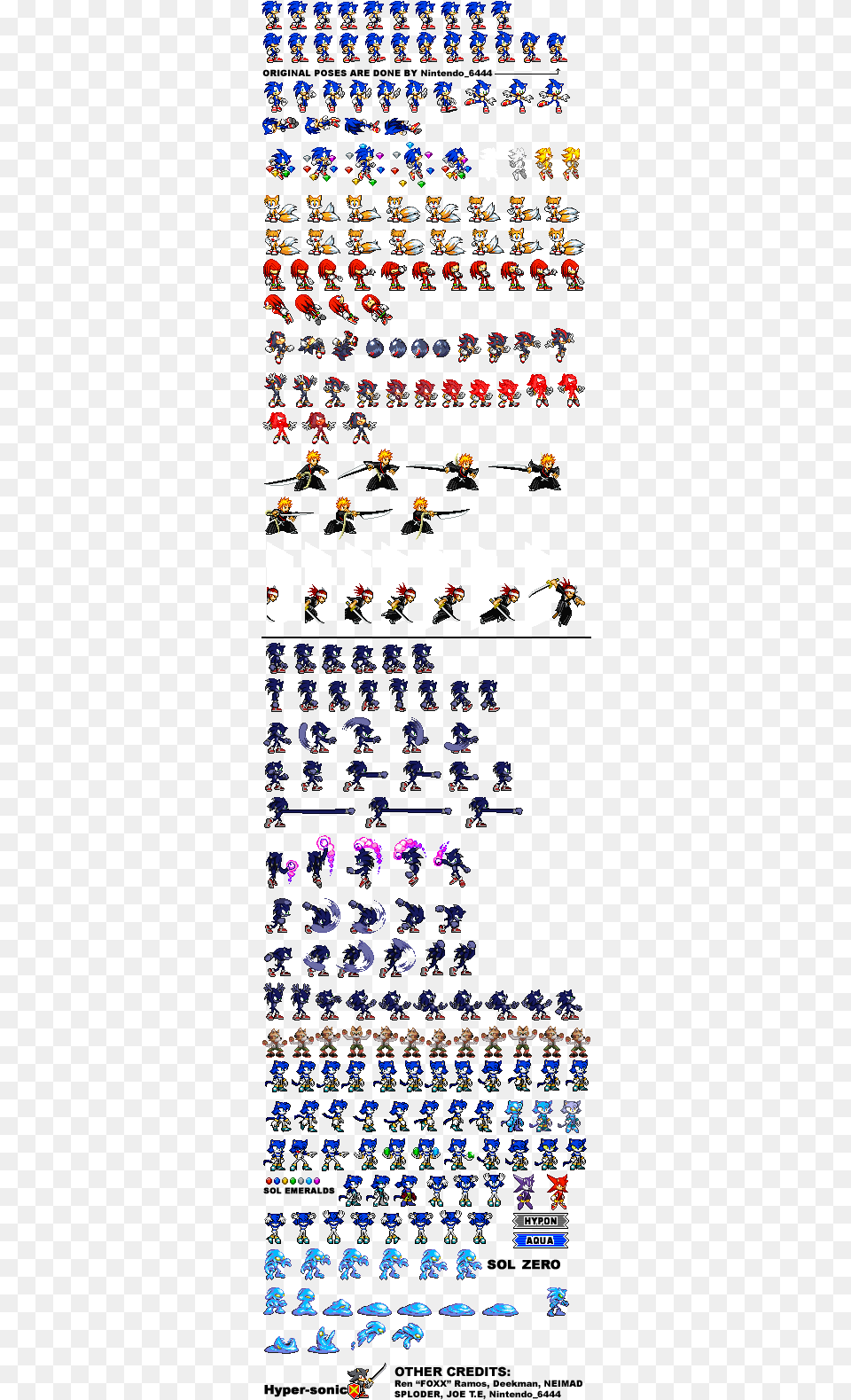 Super Smash Flash 2 Sonic Sprites, Art Png Image