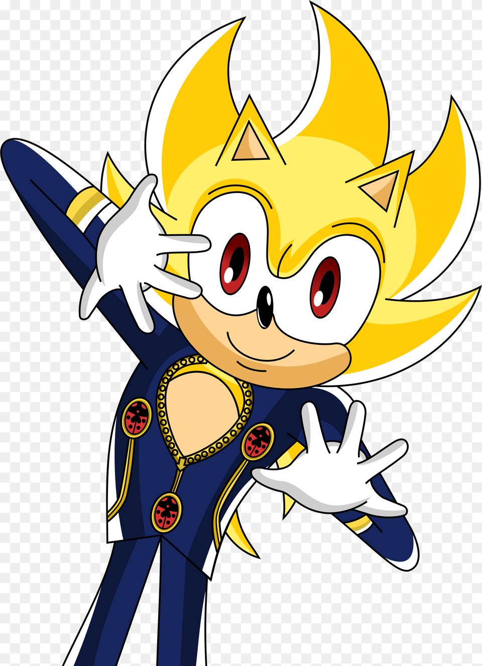 Super Sonic As Giorno Giovanna By Nupiethehero Giorno Giovanna Sonic, Book, Comics, Publication, Animal Png