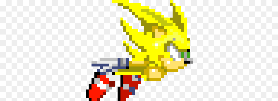 Super Sonic Pixel Free Transparent Png