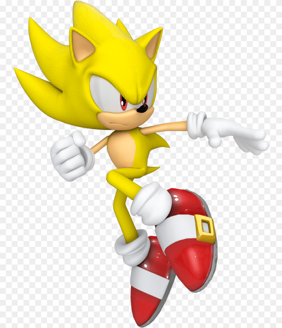 Super Sonic Super Sonic 3d Model, Toy Free Png Download