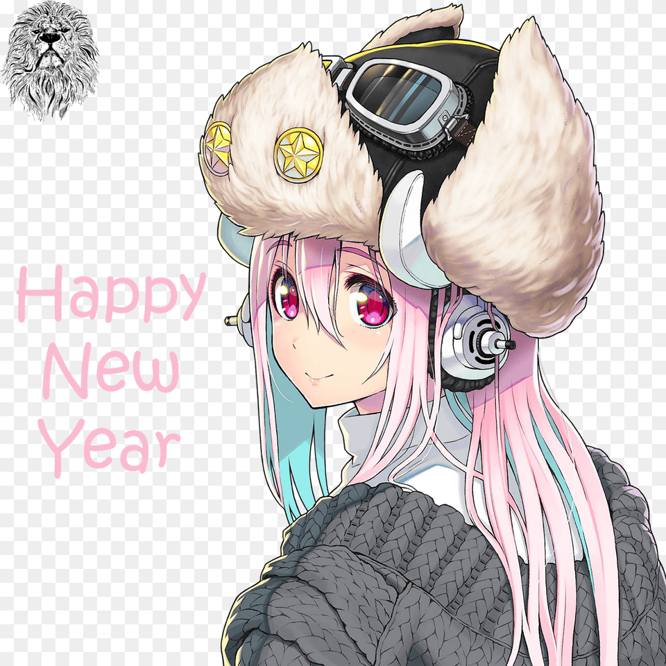 Super Sonico New Year, Book, Comics, Publication, Adult Free Transparent Png