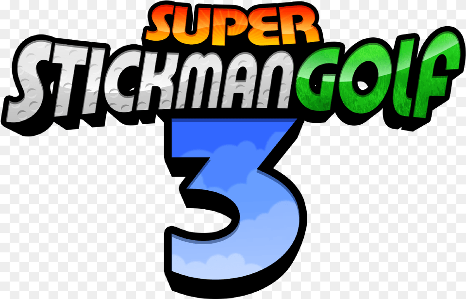 Super Stickman Golf, Number, Symbol, Text, Logo Free Png Download