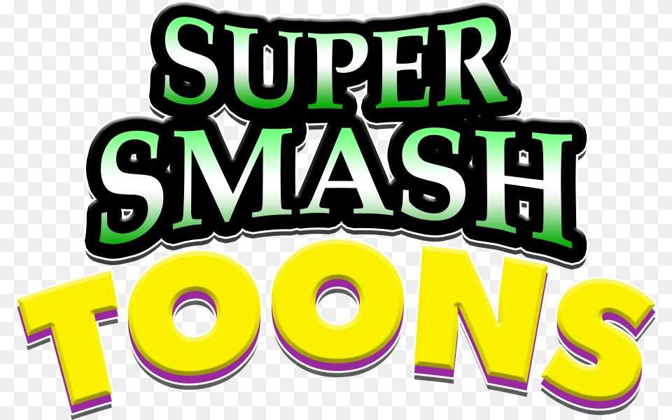 Super Super Smash Bros Toons Logo, Bulldozer, Machine, Text Free Png