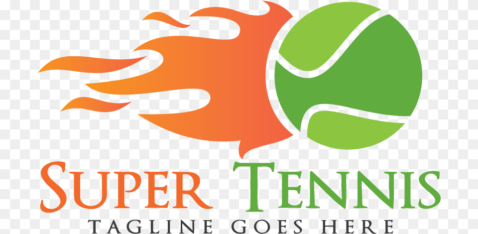 Super Tennis Logo Design Graphic Design, Ball, Sport, Tennis Ball, Animal Free Png Download