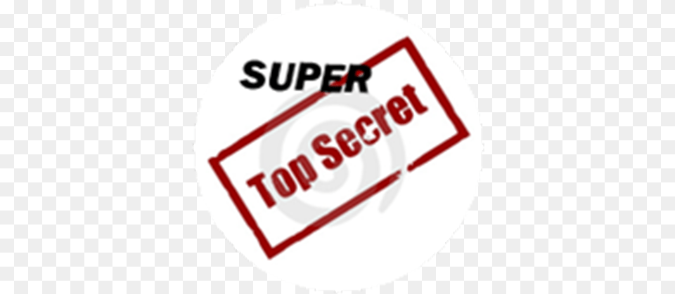 Super Top Secret Roblox Dot, Sticker, Food, Ketchup, Text Free Transparent Png
