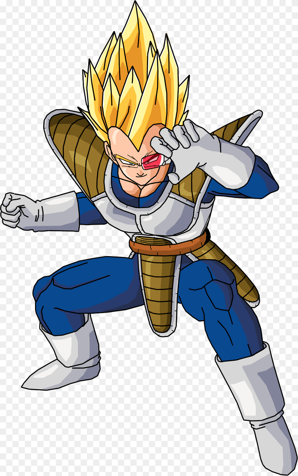 Super Vegeta Scouter Raging Blast 2 Vegeta, Book, Comics, Publication, Baby Png Image