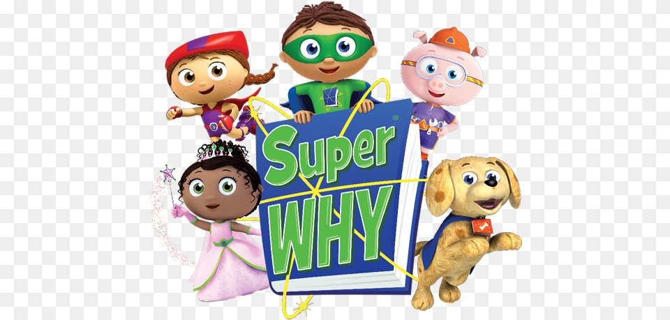 Super Why Characters, Teddy Bear, Toy, Doll, Baby Free Png