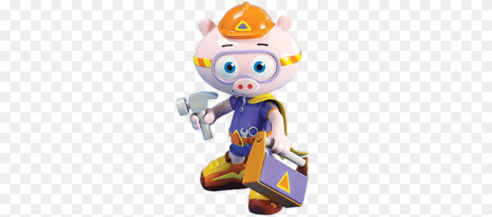 Super Why Pig Figurine, Toy, Robot Free Png