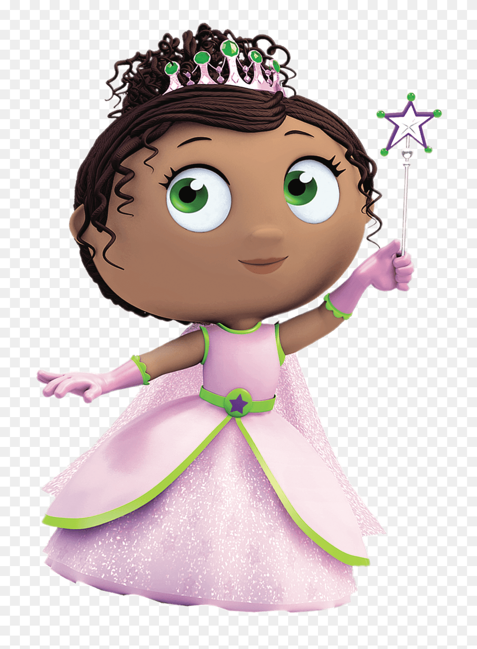Super Why Princess Pea, Doll, Toy, Clothing, Glove Free Png Download