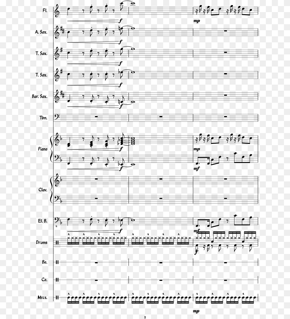 Super Yoshi Galaxy Sheet Music, Gray Png