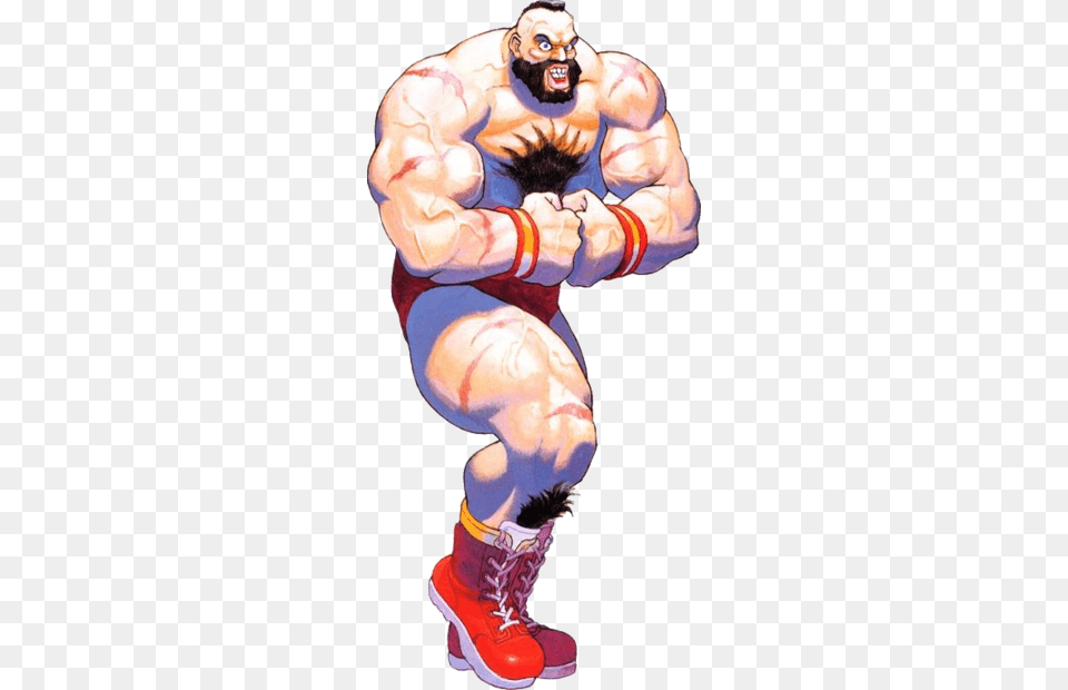 Super Zangief Street Fighter Zangief, Adult, Male, Man, Person Png