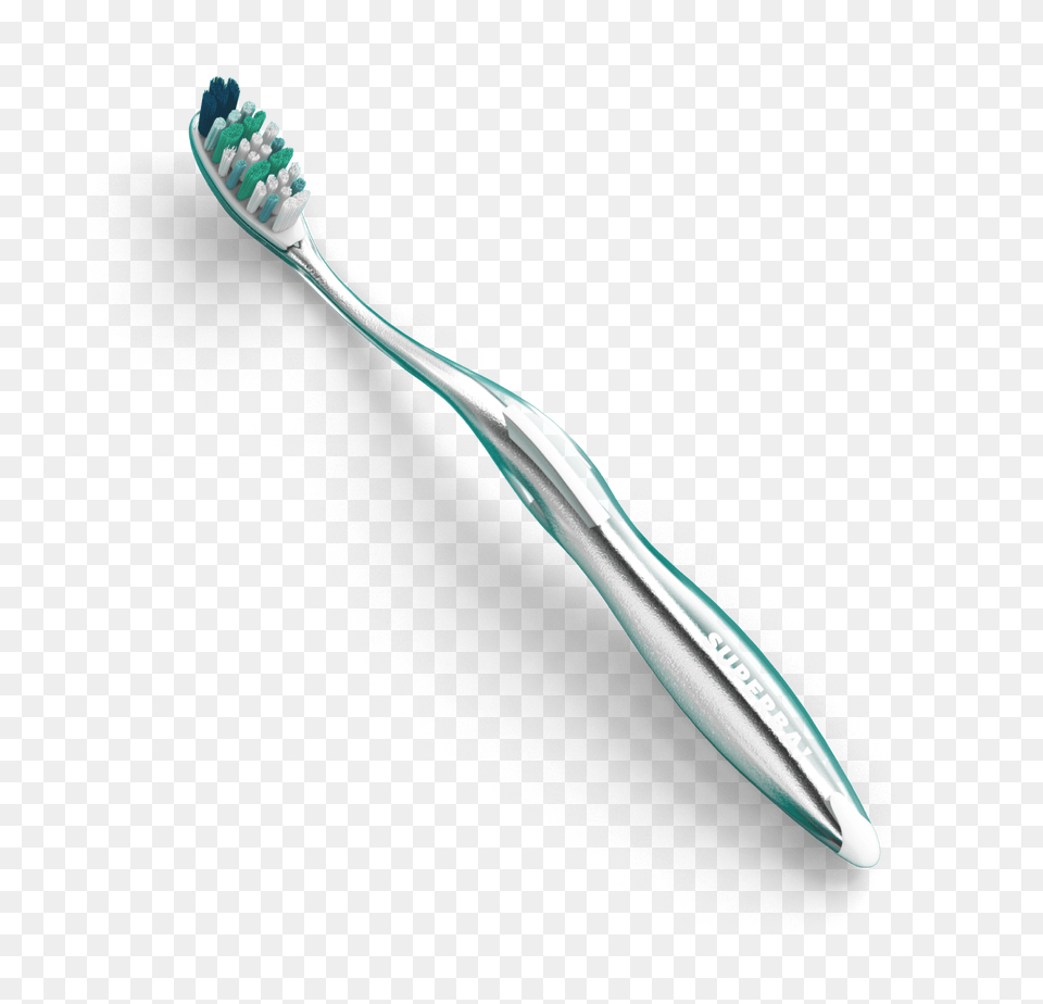 Superba White Toothbrush Toothbrush, Brush, Device, Tool Png Image