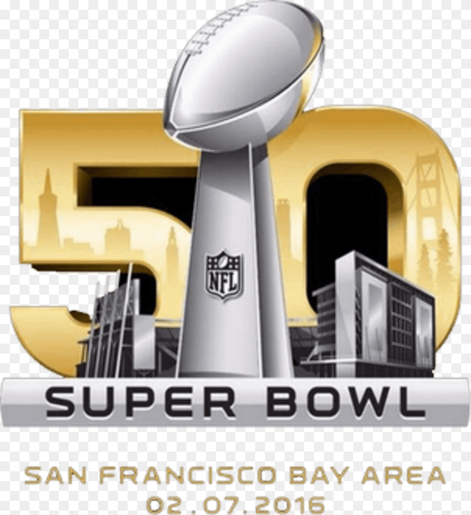 Superbowl 50 Logo, Trophy Free Png Download