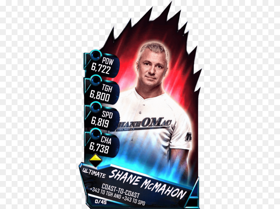 Supercard Shanemcmahon S3 Ultimate Ringdom Wwe Supercard Shane Mcmahon, Advertisement, Poster, T-shirt, Clothing Free Png Download