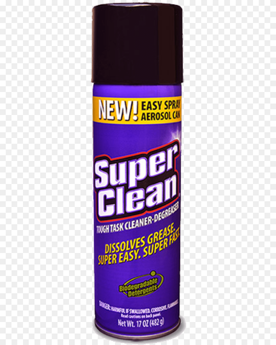 Superclean Aerosol Cleaner Degreaser Electric Blue, Can, Spray Can, Tin, Food Free Png Download