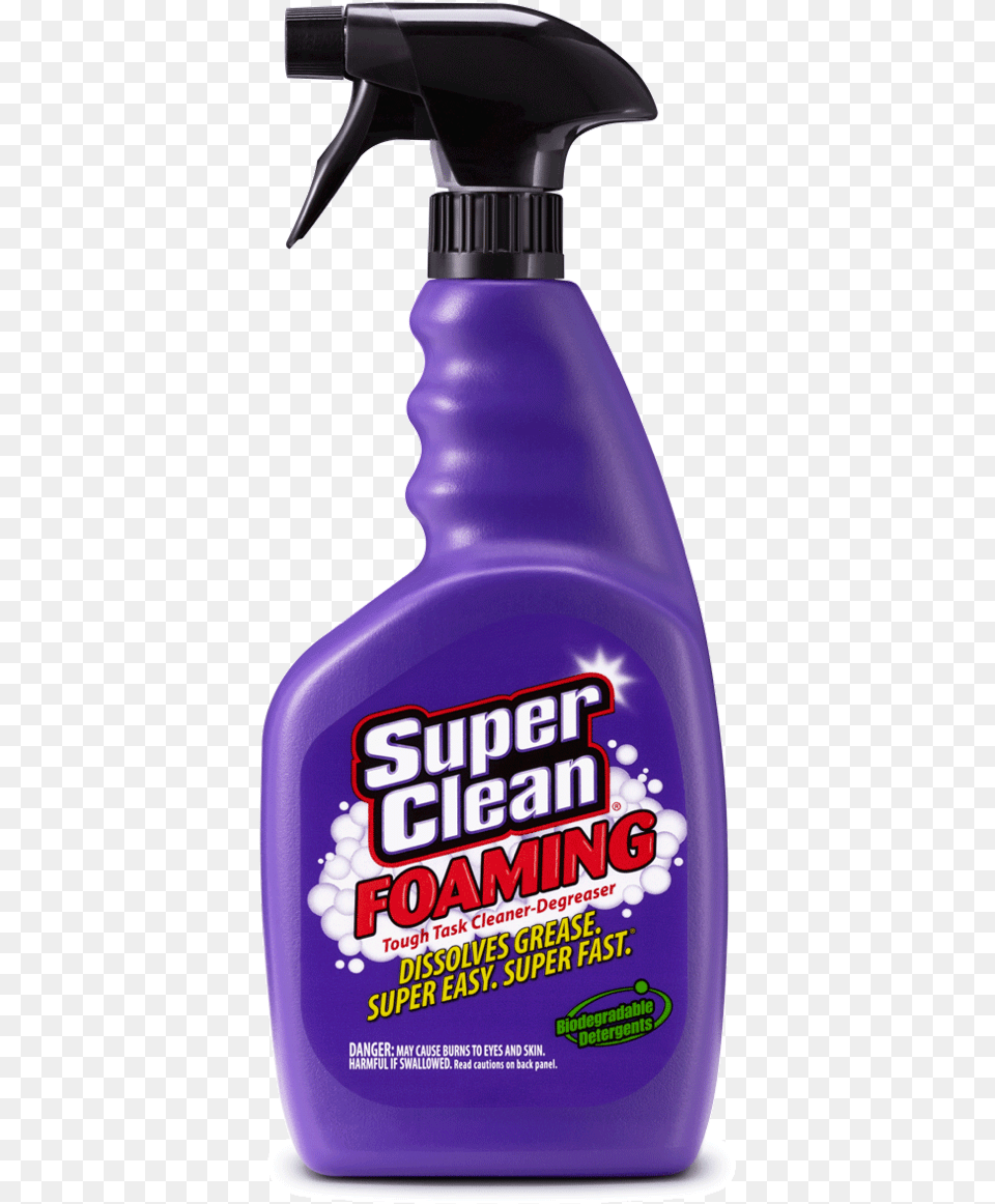 Superclean Foaming Cleaner Degreaser Super Clean Degreaser, Cleaning, Person, Bottle, Shaker Free Png Download