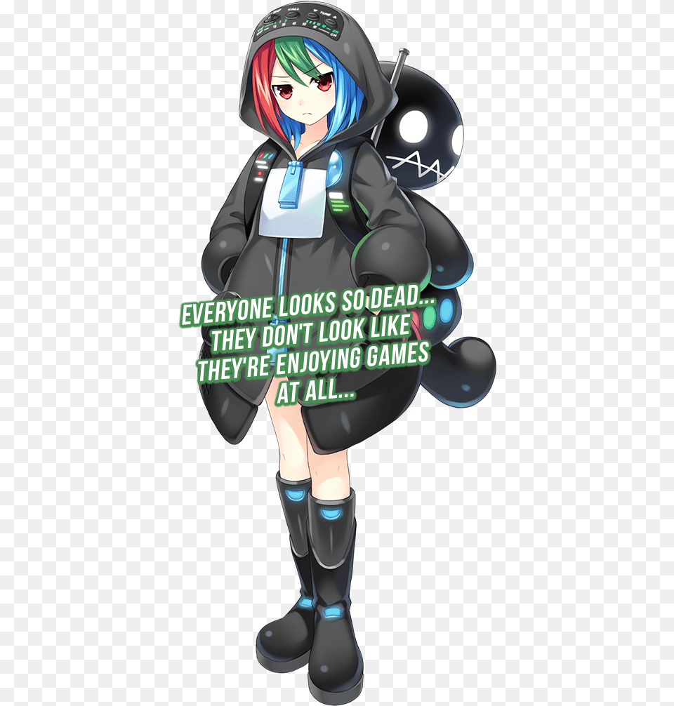 Superdimension Neptune Vs Sega Hard Girls Game Gear, Book, Comics, Publication, Manga Png Image