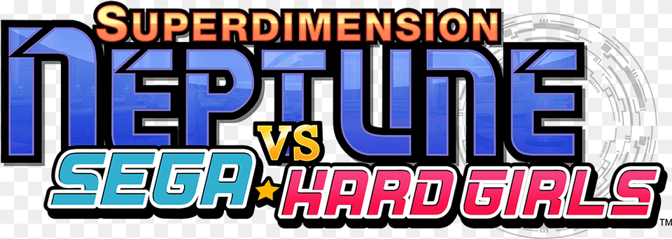 Superdimension Neptune Vs Sega Hard Girls Logo, Scoreboard, Text Free Png Download