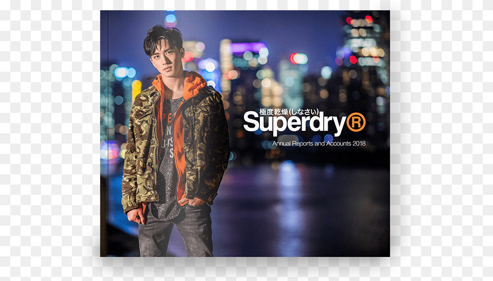 Superdry Annual Report 2018 Front Cover, Vest, Tattoo, Sleeve, Clothing Free Transparent Png
