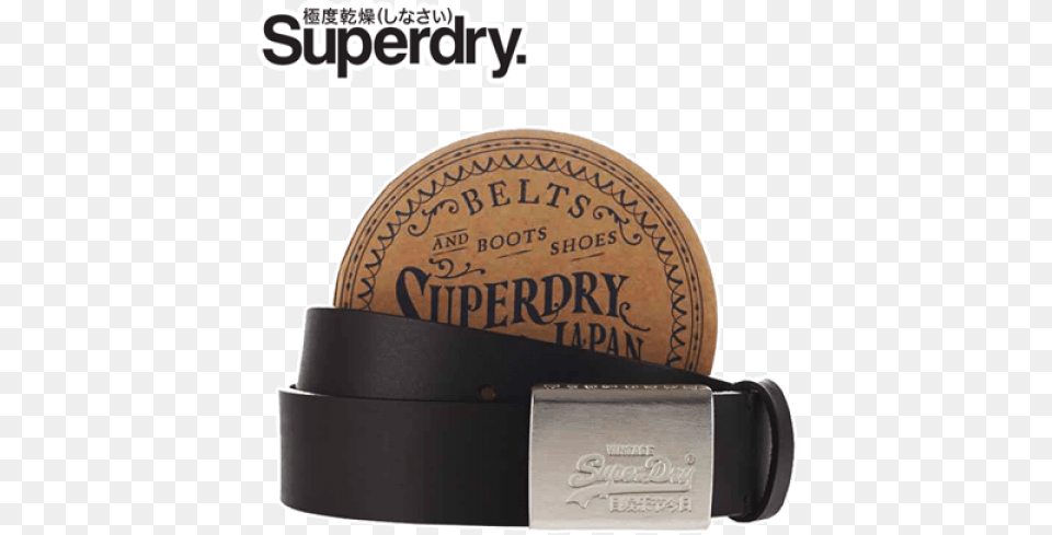 Superdry Silversmith Genuine Leather Black Belt Belt, Accessories, Buckle Free Transparent Png