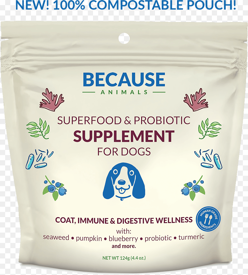Superfood Amp Probiotic Supplement For Dogsdata Max, Powder, Animal, Canine, Dog Free Png